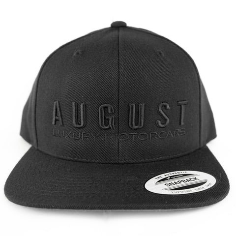 Blacked Out August Snapback Hat